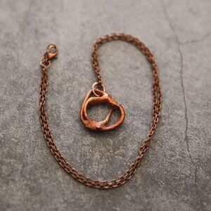 "Pyrebound"  Forged in Fire Copper Necklace
